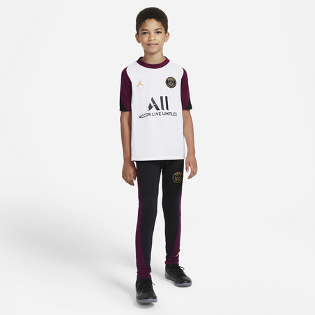 Maillot entraînement junior PSG blanc violet 2020/21