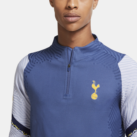 Sweat zippé Tottenham VaporKnit bleu jaune 2020/21