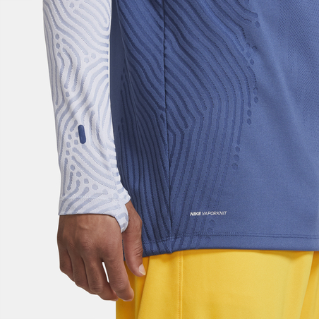 Sweat zippé Tottenham VaporKnit bleu jaune 2020/21