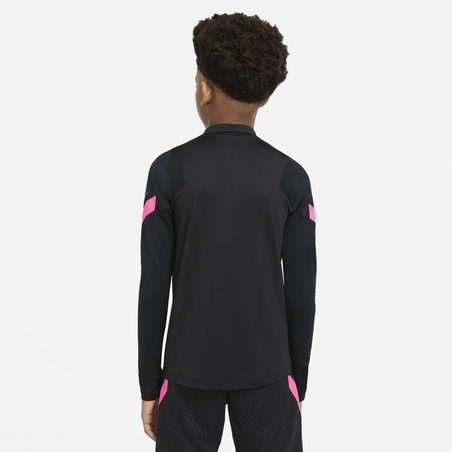 Sweat zippé junior FC Barcelone noir rose 2020/21
