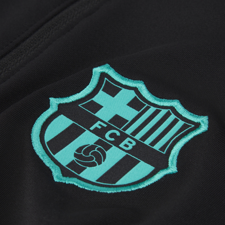 Sweat zippé junior FC Barcelone noir rose 2020/21