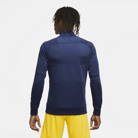 Veste survêtement Tottenham Anthem bleu jaune 2020/21