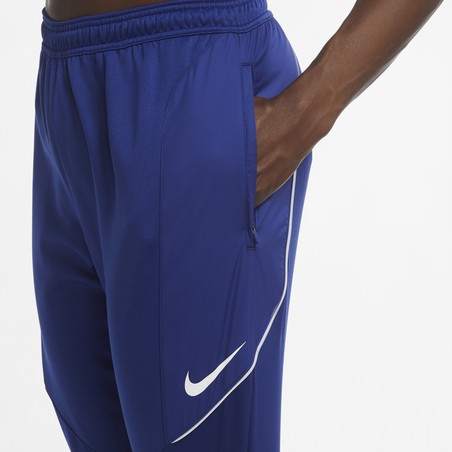 Pantalon survêtement Nike Strike bleu blanc