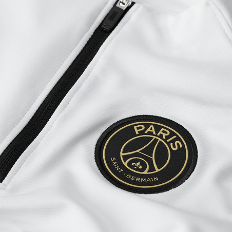 Sweat zippé junior PSG blanc violet 2020/21