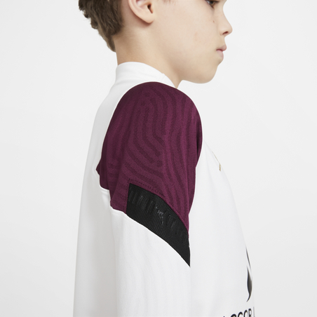 Sweat zippé junior PSG blanc violet 2020/21