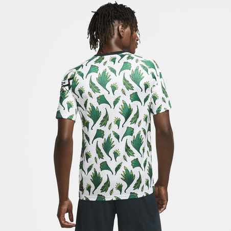 Maillot avant match Nigéria vert blanc 2020/21