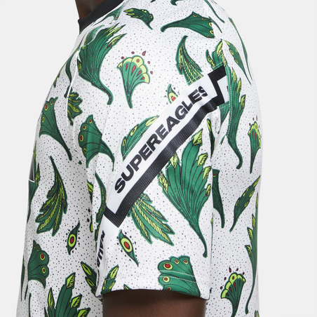 Maillot avant match Nigéria vert blanc 2020/21