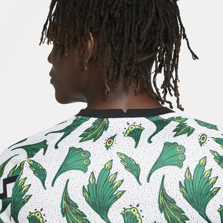 Maillot avant match Nigéria vert blanc 2020/21