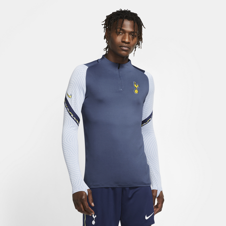 Sweat zippé Tottenham bleu jaune 2020/21