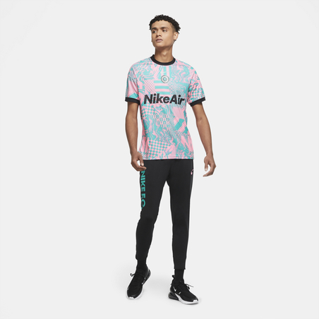 Maillot entraînement Nike F.C. vert rose