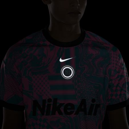 Maillot entraînement Nike F.C. vert rose