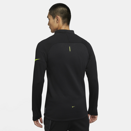 Veste survêtement Nike Therma Strike noir jaune