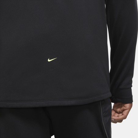 Veste survêtement Nike Therma Strike noir jaune