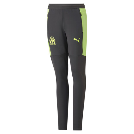 Pantalon survêtement junior OM noir jaune 2020/21