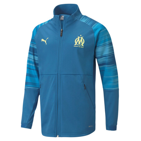 Veste survêtement junior OM bleu jaune 2020/21