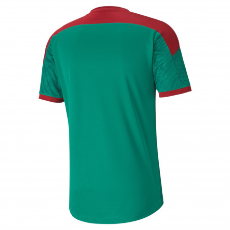 Maillot avant match Maroc vert rouge 2020