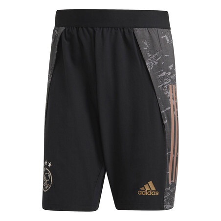 Short entraînement Europe Ajax Amsterdam noir or 2020/21