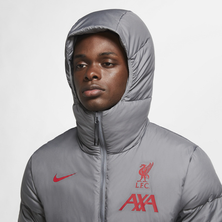 Doudoune Liverpool gris rouge 2020/21