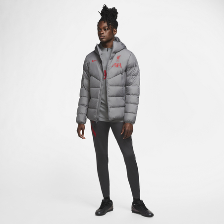 Doudoune Liverpool gris rouge 2020/21