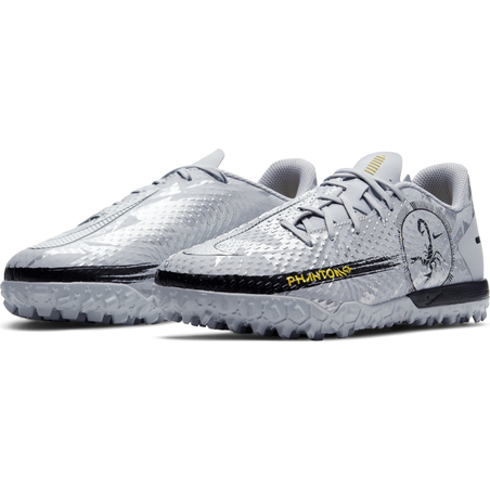Nike Phantom GT junior Academy Turf gris jaune