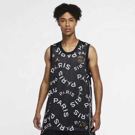 Débardeur PSG Jordan noir or 2020/21