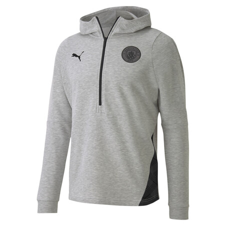 Sweat à capuche Manchester City Fleece gris 2020/21