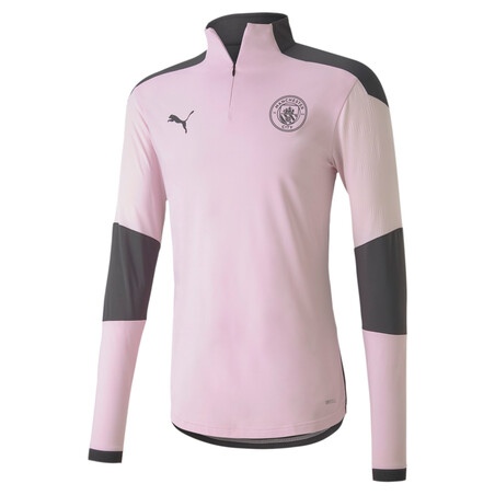 Sweat zippé Manchester City rose noir 2020