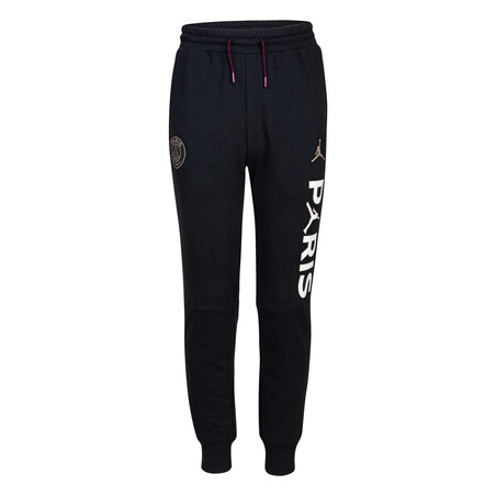 Pantalon survêtement junior PSG Jordan Fleece noir blanc 2020/21