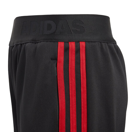 Pantalon survêtement junior adidas noir rouge