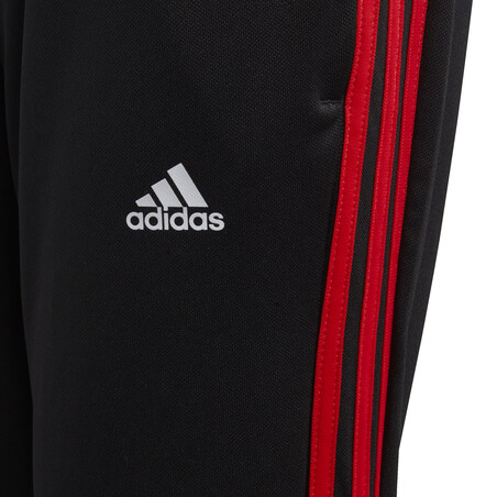 Pantalon survêtement junior adidas noir rouge