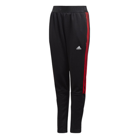 Pantalon survêtement junior adidas noir rouge