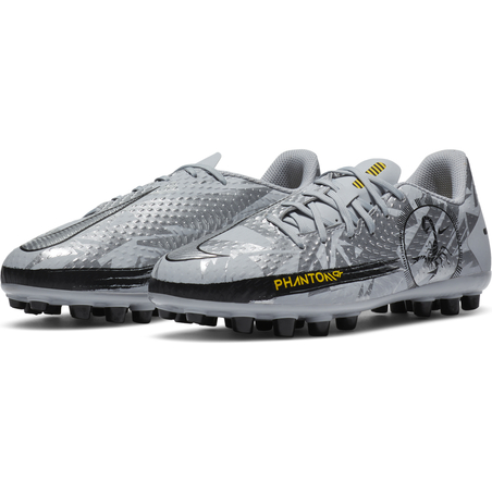 Nike Phantom GT junior Academy AG gris jaune