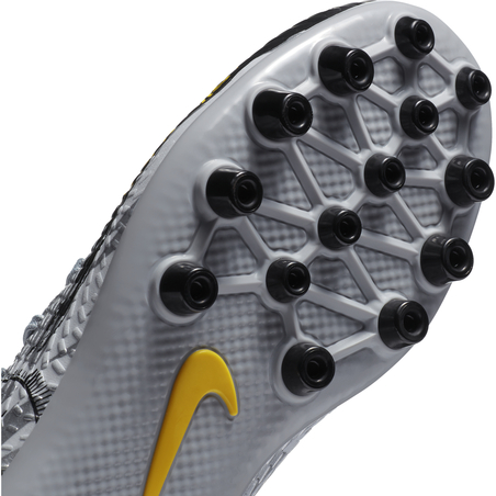 Nike Phantom GT junior Academy AG gris jaune