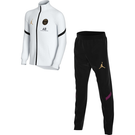 Ensemble survêtement enfant PSG blanc noir 2020/21