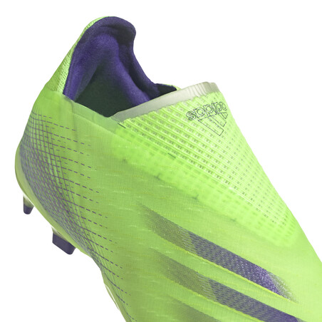 adidas X junior Ghosted + FG vert violet