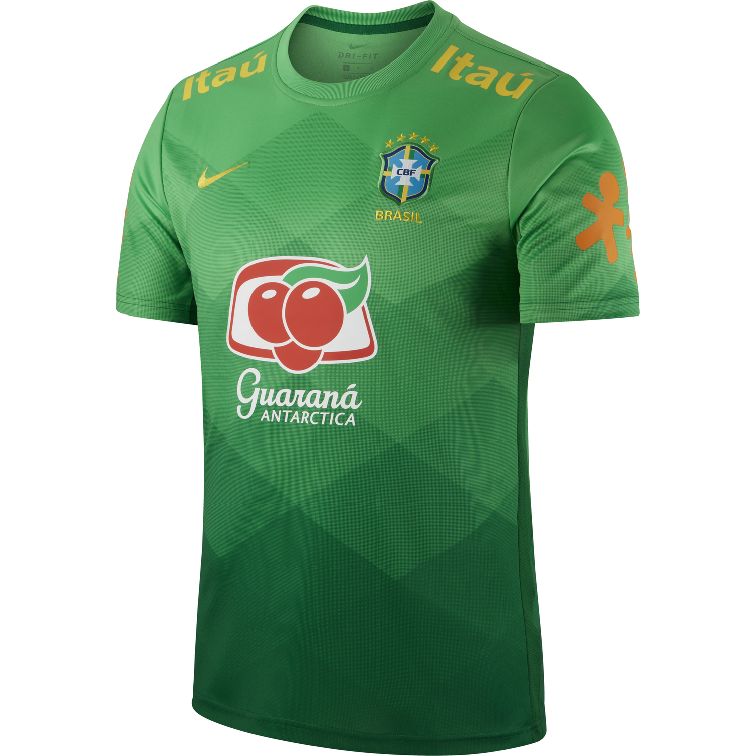Maillot avant match Brésil vert 2020 sur Foot.fr