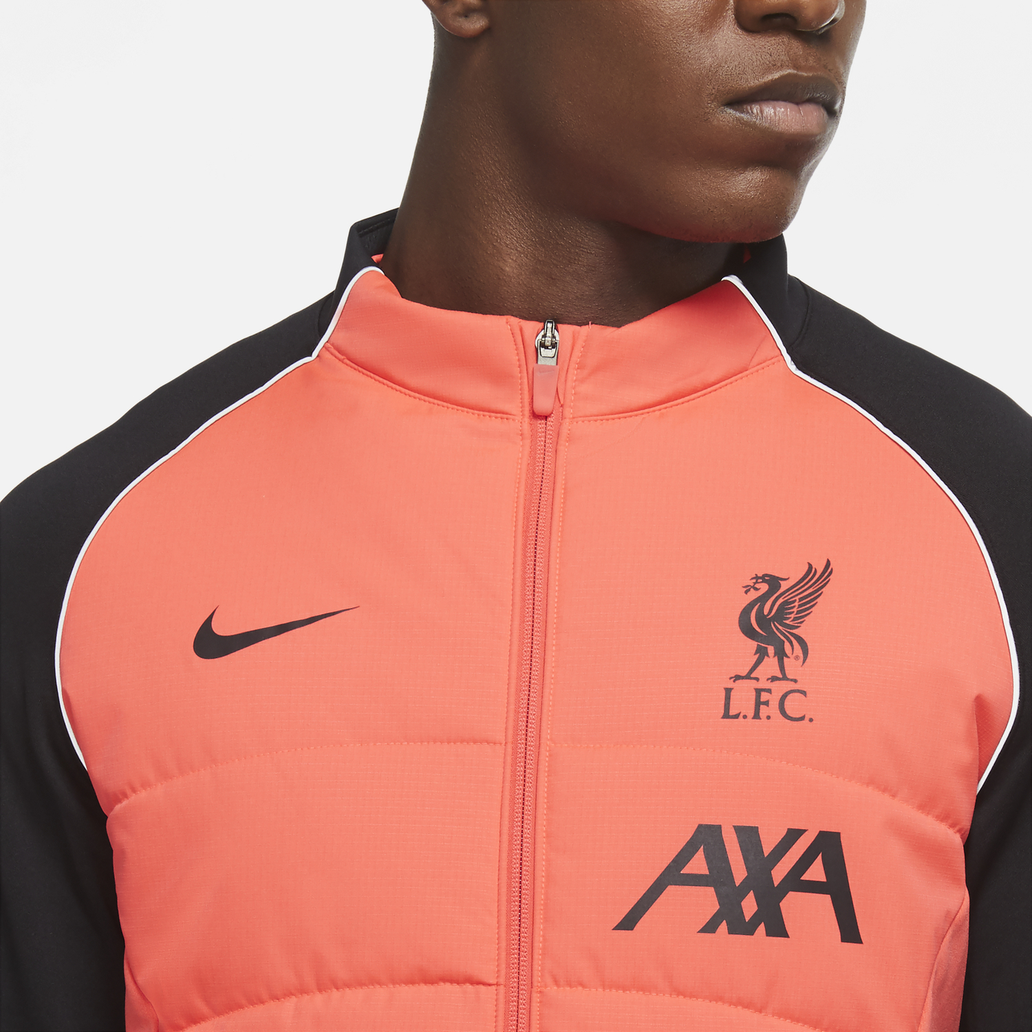 Veste survêtement Liverpool Therma Strike rouge noir 2020/21 sur Foot.fr