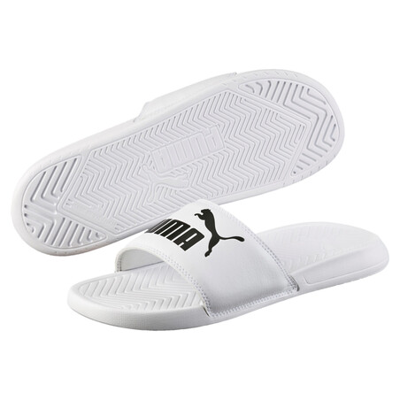 Sandales Puma blanc noir