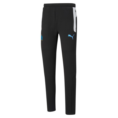 Pantalon survêtement OM Evostripe noir blanc 2020/21