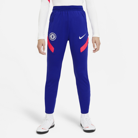 Pantalon survêtement junior Chelsea bleu rouge 2020/21