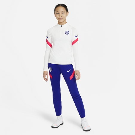 Pantalon survêtement junior Chelsea bleu rouge 2020/21