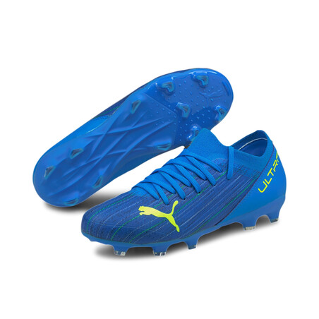 Puma Ultra 3.2 junior FG/AG bleu jaune