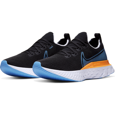 Nike Epic Pro React Flyknit bleu orange