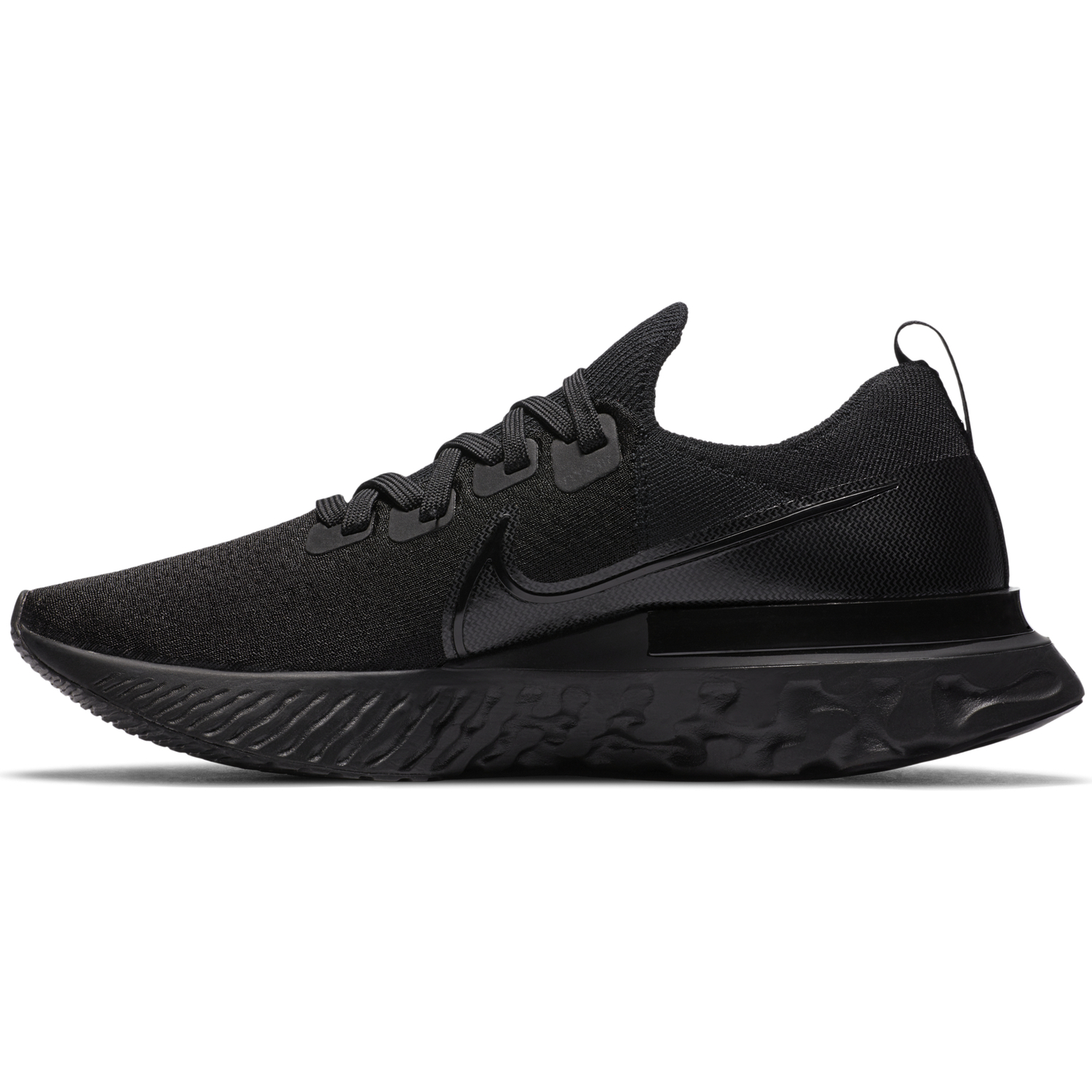 Nike Epic Pro React Flyknit noir sur Foot