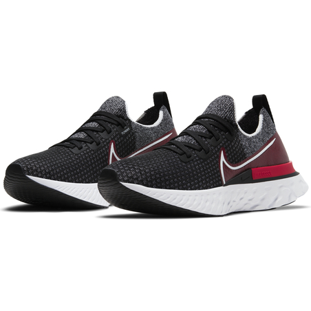 Nike React Infinity Run Flyknit noir rouge