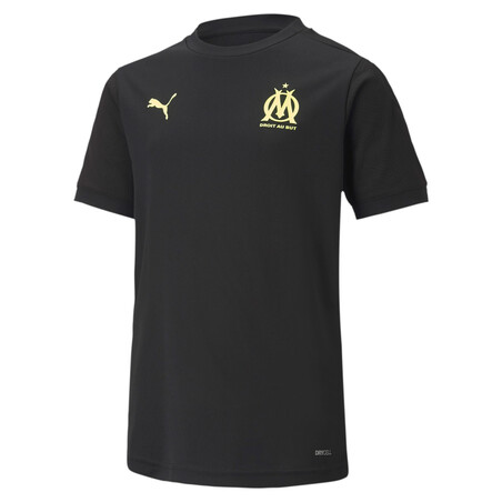 Maillot entraînement junior OM noir jaune 2020/21