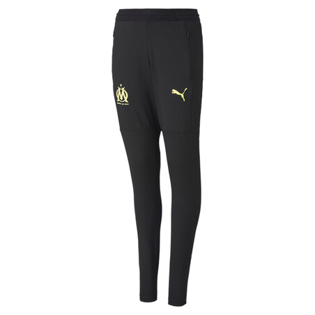Pantalon survêtement OM noir jaune 2020/21