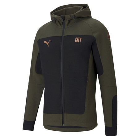 Veste survêtement Manchester City Evostripe noir vert 2020/21