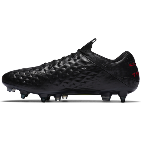 Nike Tiempo Legend 8 Elite SG-PRO Anti-Clog noir rouge