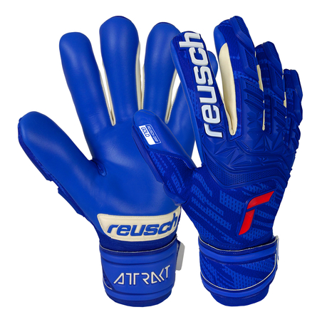 Gants gardien Reusch Attrakt Freegel Gold Finger Support bleu